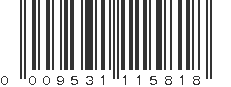 UPC 009531115818