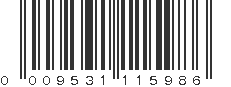 UPC 009531115986