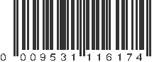 UPC 009531116174