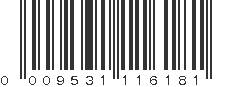 UPC 009531116181