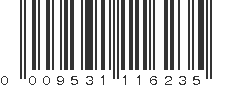 UPC 009531116235