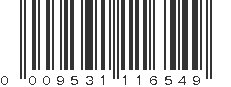 UPC 009531116549