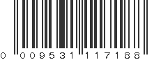 UPC 009531117188