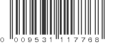 UPC 009531117768