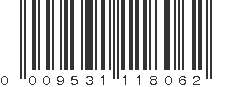 UPC 009531118062