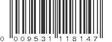 UPC 009531118147