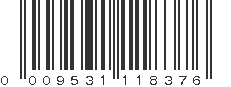 UPC 009531118376