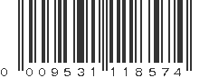 UPC 009531118574