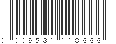 UPC 009531118666