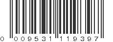 UPC 009531119397