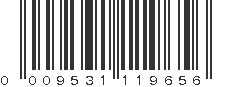 UPC 009531119656