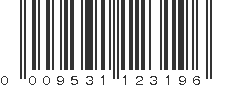 UPC 009531123196