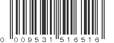 UPC 009531516516