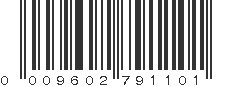 UPC 009602791101