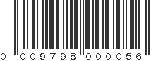 UPC 009798000056