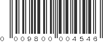 UPC 009800004546