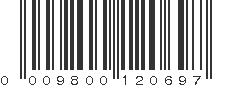 UPC 009800120697