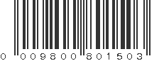 UPC 009800801503