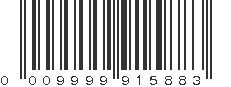 UPC 009999915883