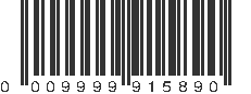 UPC 009999915891