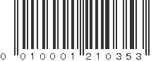 UPC 010001210353