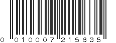 UPC 010007215635