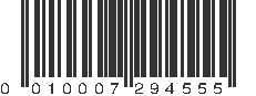 UPC 010007294555