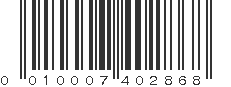 UPC 010007402868