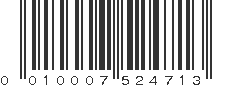 UPC 010007524713