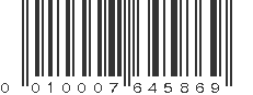 UPC 010007645869