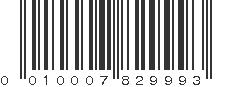 UPC 010007829993