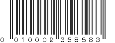 UPC 010009358583