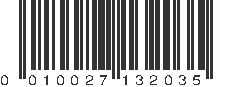 UPC 010027132035