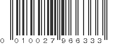 UPC 010027966333