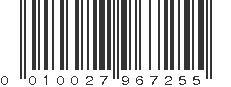 UPC 010027967255