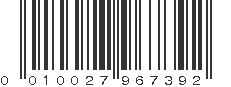 UPC 010027967392