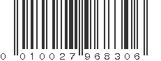 UPC 010027968306