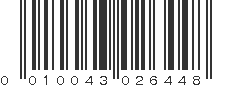 UPC 010043026448