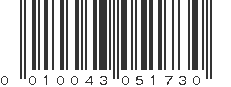 UPC 010043051730