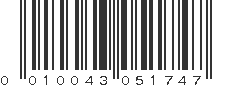 UPC 010043051747