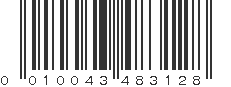 UPC 010043483128