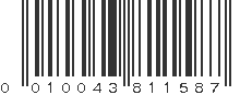 UPC 010043811587