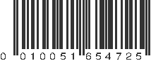 UPC 010051654725