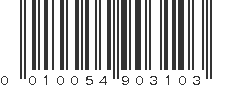 UPC 010054903103