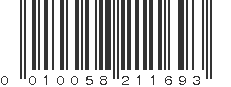 UPC 010058211693