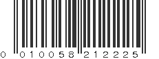 UPC 010058212225