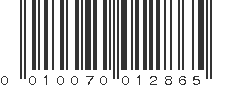 UPC 010070012865