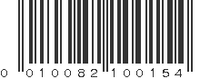 UPC 010082100154