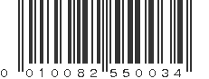 UPC 010082550034