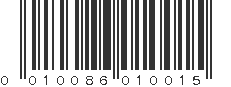 UPC 010086010015